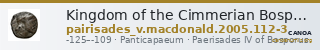 Kingdom of the Cimmerian Bosporus Panticapaeum MacDonald 2005 112-3 — CANOA