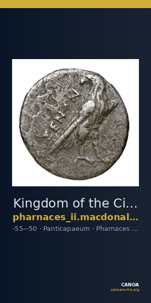 Kingdom of the Cimmerian Bosporus Panticapaeum MacDonald 2005 182-6 — CANOA
