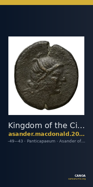 Kingdom of the Cimmerian Bosporus Panticapaeum MacDonald 2005 193 — CANOA
