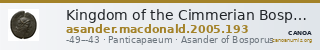 Kingdom of the Cimmerian Bosporus Panticapaeum MacDonald 2005 193 — CANOA