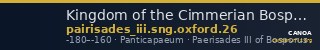 Kingdom of the Cimmerian Bosporus Panticapaeum SNG Oxford 26 — CANOA