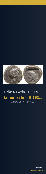 Krñna Lycia Hill 1922 p. 174, no. 25 — CANOA