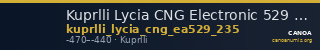 Kuprlli Lycia CNG Electronic 529 2022  235 — CANOA