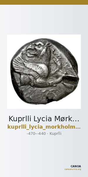 Kuprlli Lycia Mørkholm and Zahle 1972 103 — CANOA