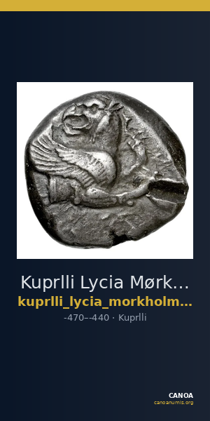 Kuprlli Lycia Mørkholm and Zahle 1972 103 — CANOA