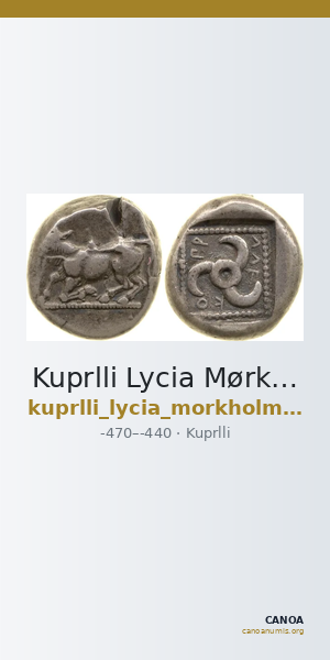 Kuprlli Lycia Mørkholm and Zahle 1972 104-11 — CANOA