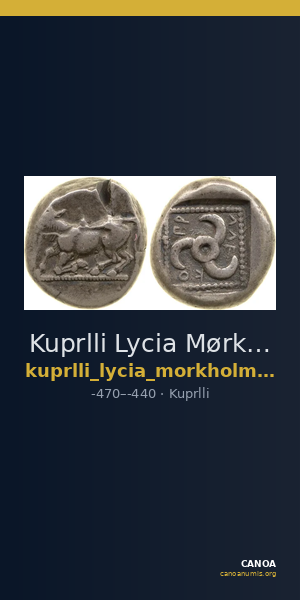 Kuprlli Lycia Mørkholm and Zahle 1972 104-11 — CANOA