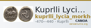 Kuprlli Lycia Mørkholm and Zahle 1972 104-11 — CANOA