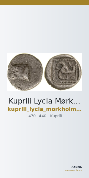 Kuprlli Lycia Mørkholm and Zahle 1972 112-4 — CANOA