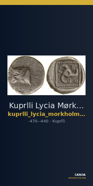 Kuprlli Lycia Mørkholm and Zahle 1972 112-4 — CANOA