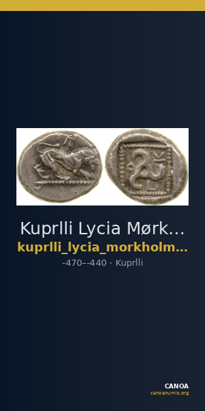 Kuprlli Lycia Mørkholm and Zahle 1972 12-13 — CANOA