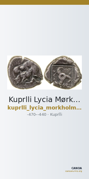 Kuprlli Lycia Mørkholm and Zahle 1972 124-9 — CANOA