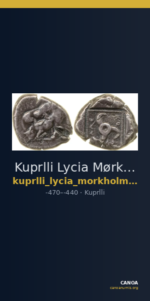 Kuprlli Lycia Mørkholm and Zahle 1972 124-9 — CANOA