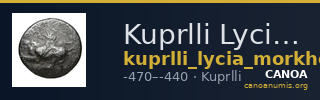 Kuprlli Lycia Mørkholm and Zahle 1972 133-5 — CANOA