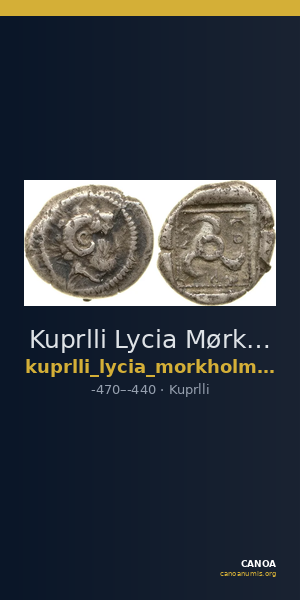 Kuprlli Lycia Mørkholm and Zahle 1972 136-48 — CANOA