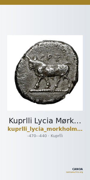 Kuprlli Lycia Mørkholm and Zahle 1972 149-50 — CANOA