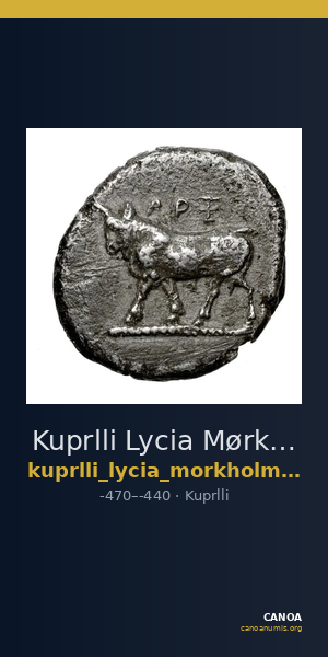 Kuprlli Lycia Mørkholm and Zahle 1972 149-50 — CANOA