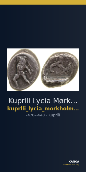 Kuprlli Lycia Mørkholm and Zahle 1972 156-8 — CANOA