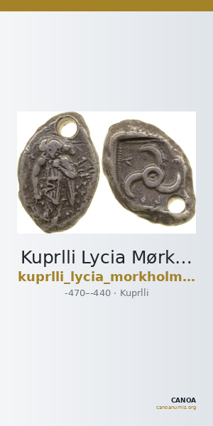Kuprlli Lycia Mørkholm and Zahle 1972 159-61 — CANOA