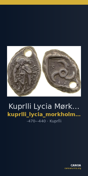 Kuprlli Lycia Mørkholm and Zahle 1972 159-61 — CANOA