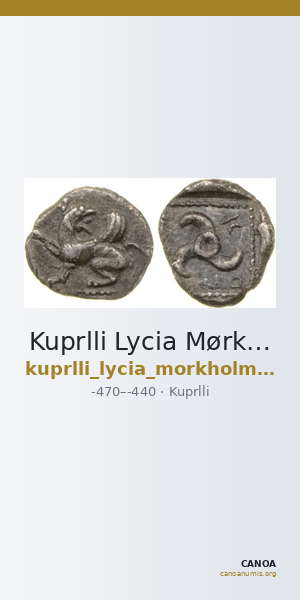 Kuprlli Lycia Mørkholm and Zahle 1972 173 — CANOA