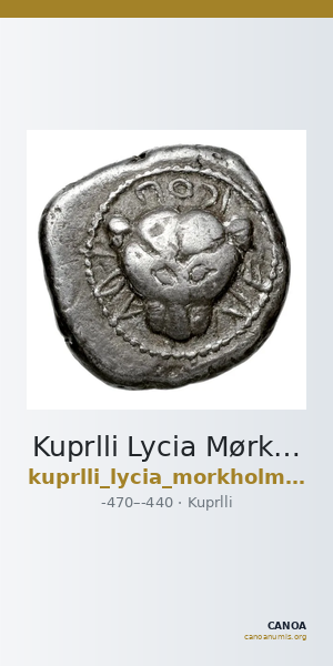 Kuprlli Lycia Mørkholm and Zahle 1972 178-9 — CANOA