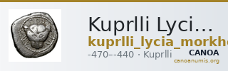 Kuprlli Lycia Mørkholm and Zahle 1972 178-9 — CANOA