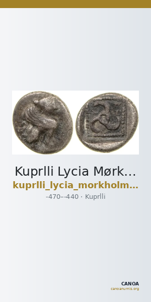 Kuprlli Lycia Mørkholm and Zahle 1972 189-90 — CANOA
