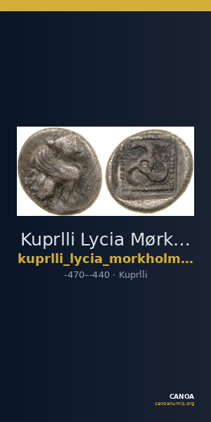 Kuprlli Lycia Mørkholm and Zahle 1972 189-90 — CANOA