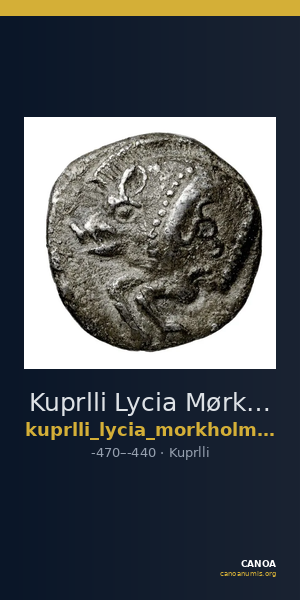 Kuprlli Lycia Mørkholm and Zahle 1972 27-9 — CANOA
