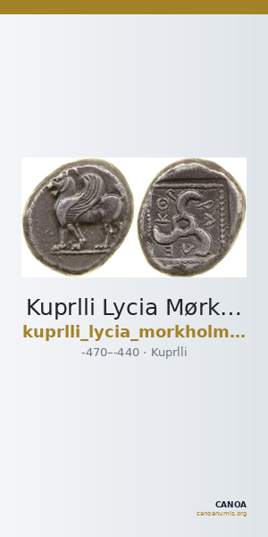 Kuprlli Lycia Mørkholm and Zahle 1972 38 — CANOA