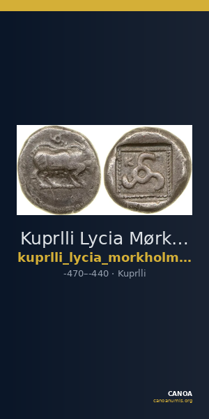 Kuprlli Lycia Mørkholm and Zahle 1972 39 — CANOA