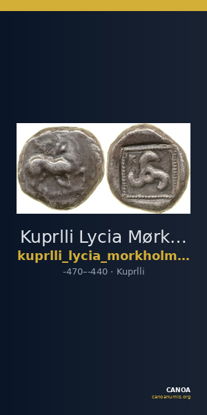 Kuprlli Lycia Mørkholm and Zahle 1972 40-4 — CANOA