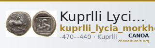 Kuprlli Lycia Mørkholm and Zahle 1972 40-4 — CANOA