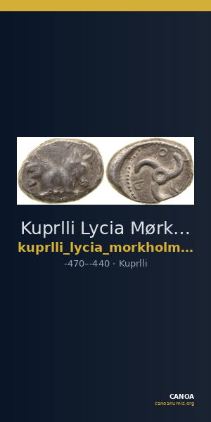 Kuprlli Lycia Mørkholm and Zahle 1972 45-9 — CANOA