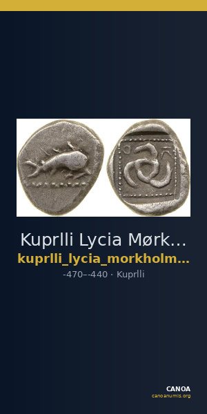 Kuprlli Lycia Mørkholm and Zahle 1972 5-6 — CANOA
