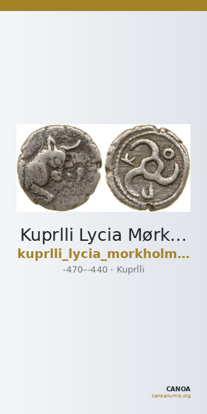 Kuprlli Lycia Mørkholm and Zahle 1972 50-3 — CANOA