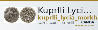 Kuprlli Lycia Mørkholm and Zahle 1972 50-3 — CANOA