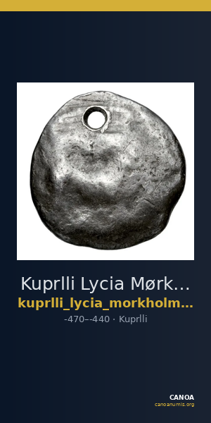 Kuprlli Lycia Mørkholm and Zahle 1972 59-62 — CANOA