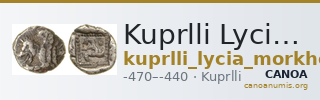 Kuprlli Lycia Mørkholm and Zahle 1972 74; 179a-85 — CANOA