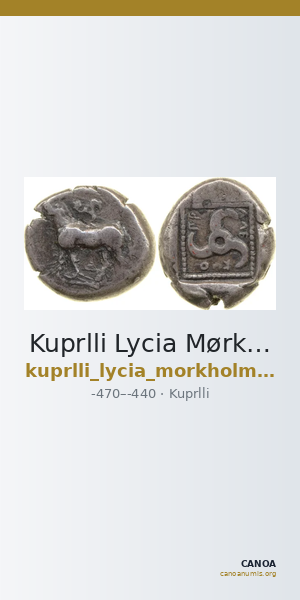 Kuprlli Lycia Mørkholm and Zahle 1972 75-6 — CANOA