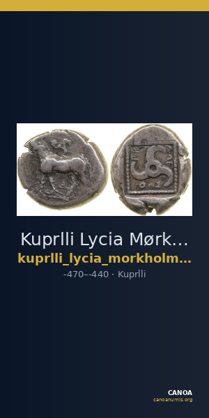 Kuprlli Lycia Mørkholm and Zahle 1972 75-6 — CANOA