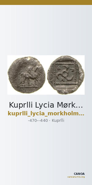 Kuprlli Lycia Mørkholm and Zahle 1972 77-92 — CANOA
