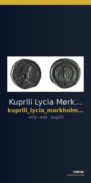 Kuprlli Lycia Mørkholm and Zahle 1972 93-102 — CANOA