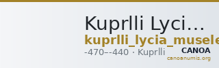 Kuprlli Lycia Müseler 2016 IV, 1-2 — CANOA