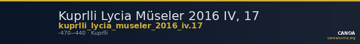 Kuprlli Lycia Müseler 2016 IV, 17 — CANOA