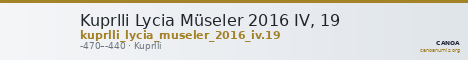 Kuprlli Lycia Müseler 2016 IV, 19 — CANOA