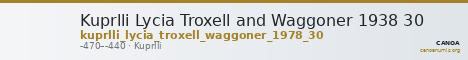Kuprlli Lycia Troxell and Waggoner 1938 30 — CANOA