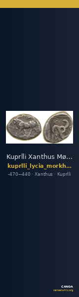 Kuprlli Xanthus Mørkholm and Zahle 1972 162-9 — CANOA