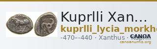 Kuprlli Xanthus Mørkholm and Zahle 1972 162-9 — CANOA